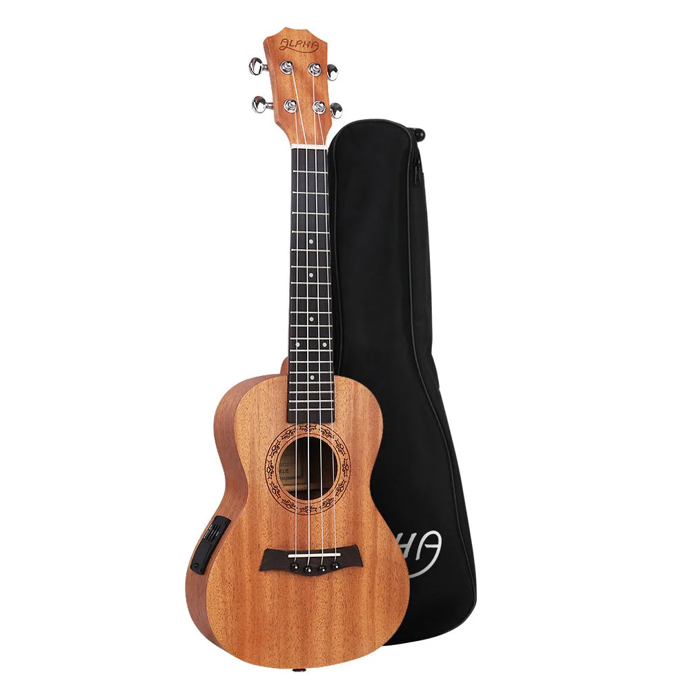 26" Ukulele Equaliser Natural Mahogany Tenor Beginner Gift with Bag