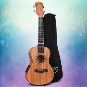 26" Ukulele Equaliser Natural Mahogany Tenor Beginner Gift with Bag