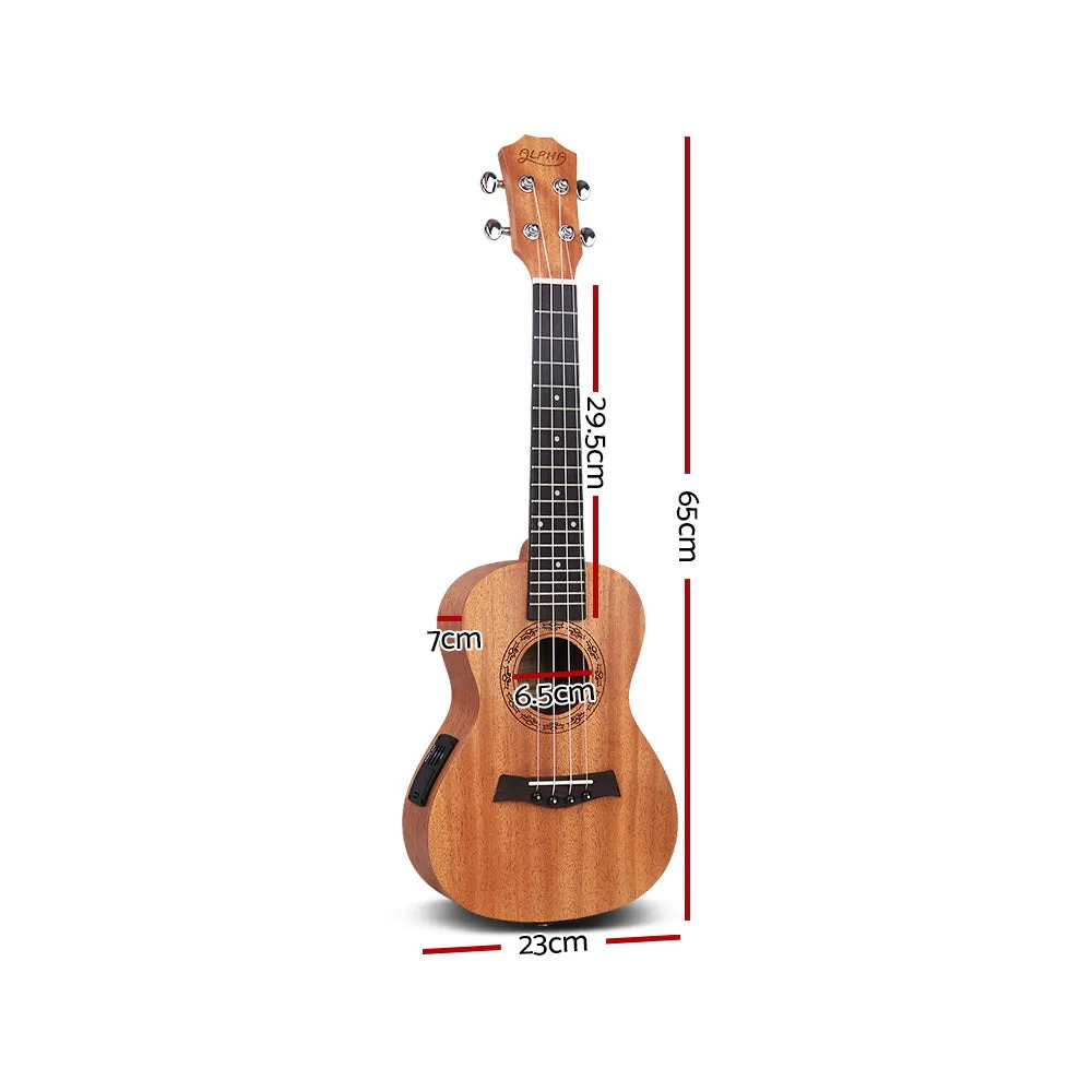 26" Ukulele Equaliser Natural Mahogany Tenor Beginner Gift with Bag