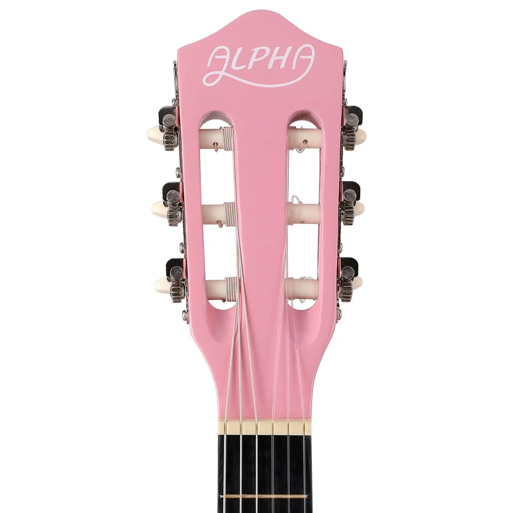 34 Inch Classical Guitar Wooden Body Nylon String Beginner Kids Gift Pink