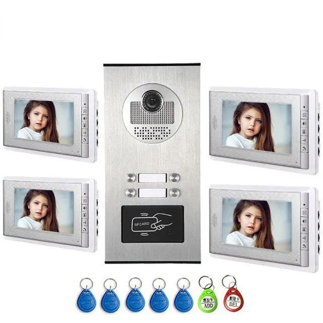 9-inch Screen Residential Intercom Intelbras Wired Camera Wireless Door Intercom for Home Can Be Used With 6 Indoor Units