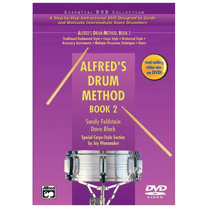 Alfred's Drum Method, Book 2 and DVD