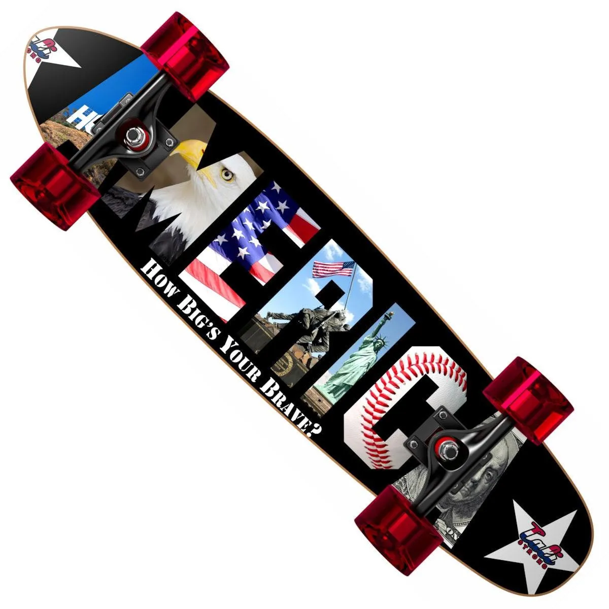 AMERICA How Big's Your Brave Mini Cruiser Throwback Complete