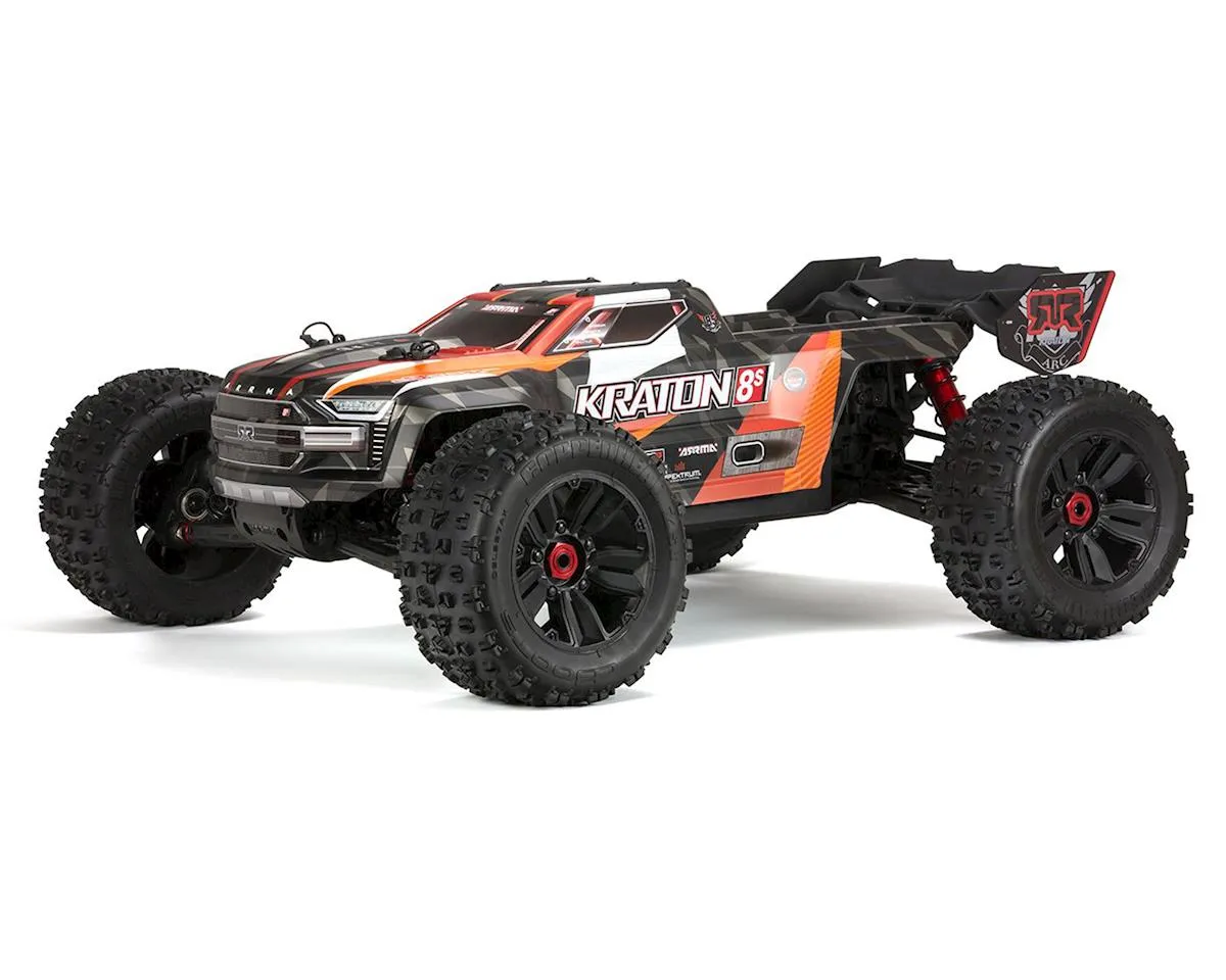 Arrma Kraton 8S BLX Brushless RTR 1/5 4WD Monster Truck (Orange) w/DX3 Radio, Smart ESC & AVC    (ARA110002T2)