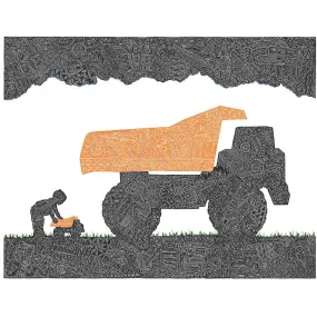 Art Print - Keep on Truckin'