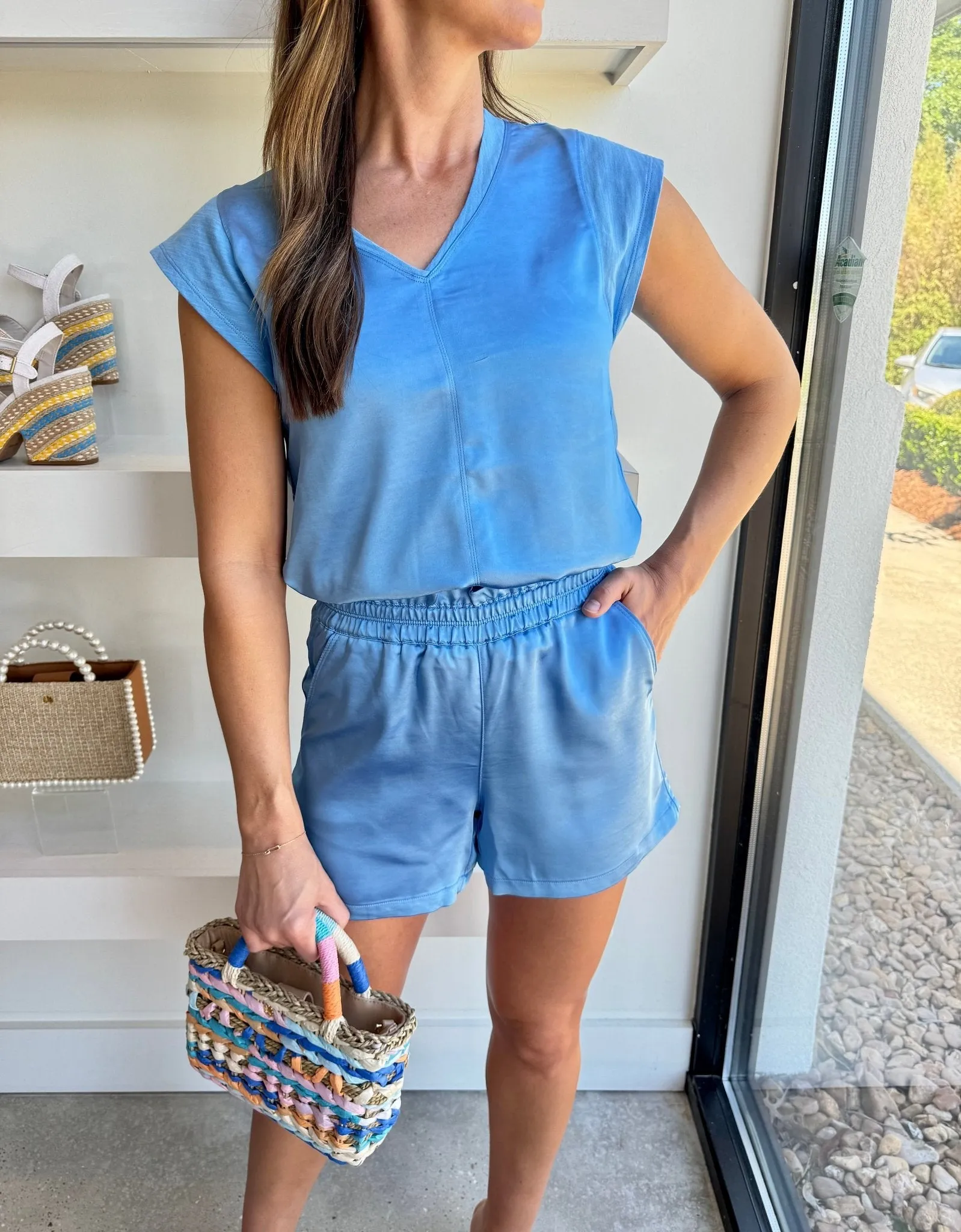 Azue Blue Lauren Short