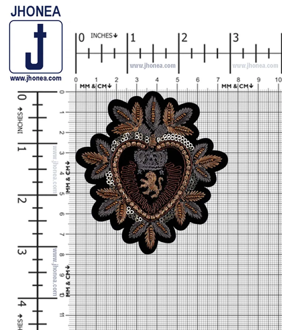 Beaded Embroidery Diamond Patches for Men/Women Clothing