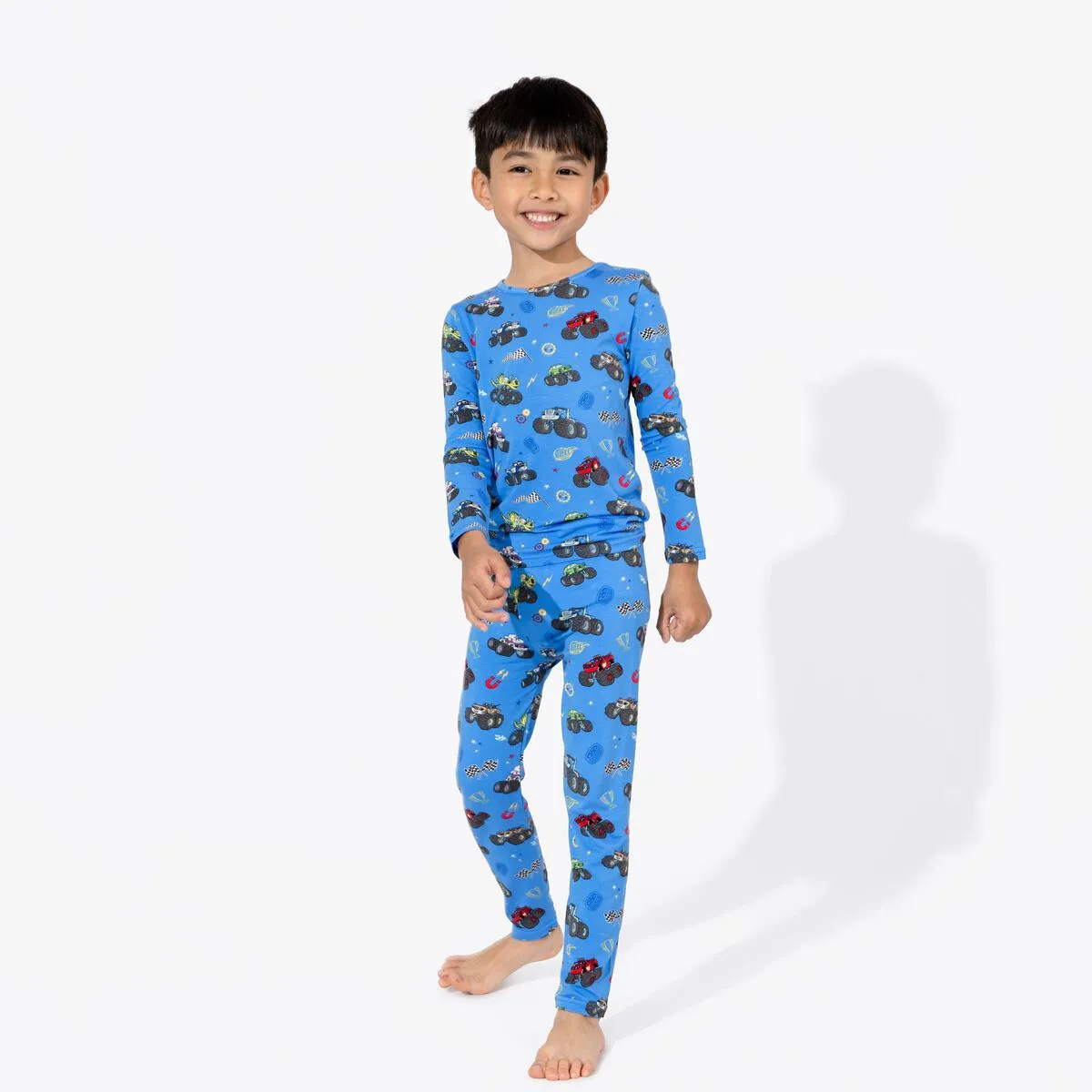 Bellabu Bear Blaze and The Monster Machine Monster Trucks Bamboo Pants Set Pajamas