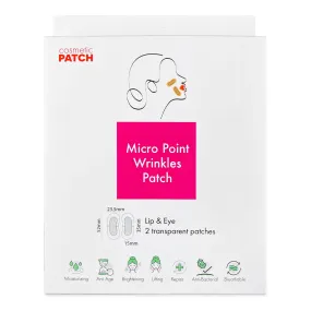 Cosmetic Patch Micro Point Wrinkles Patch Lip & Eye Transparent 2pcs