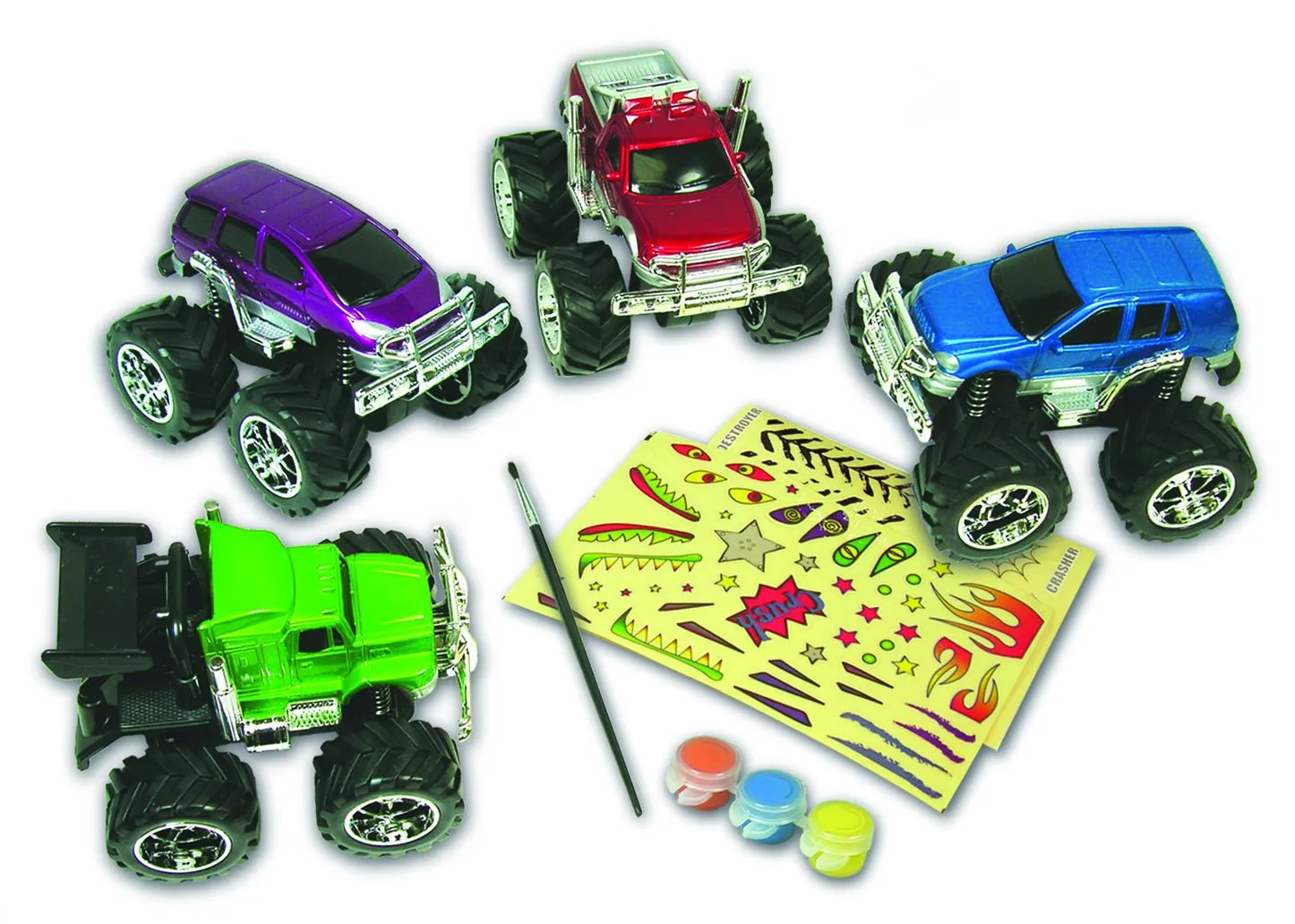 Creativity for Kids 1166 Monster Trucks Custom Shop (4 Trucks)