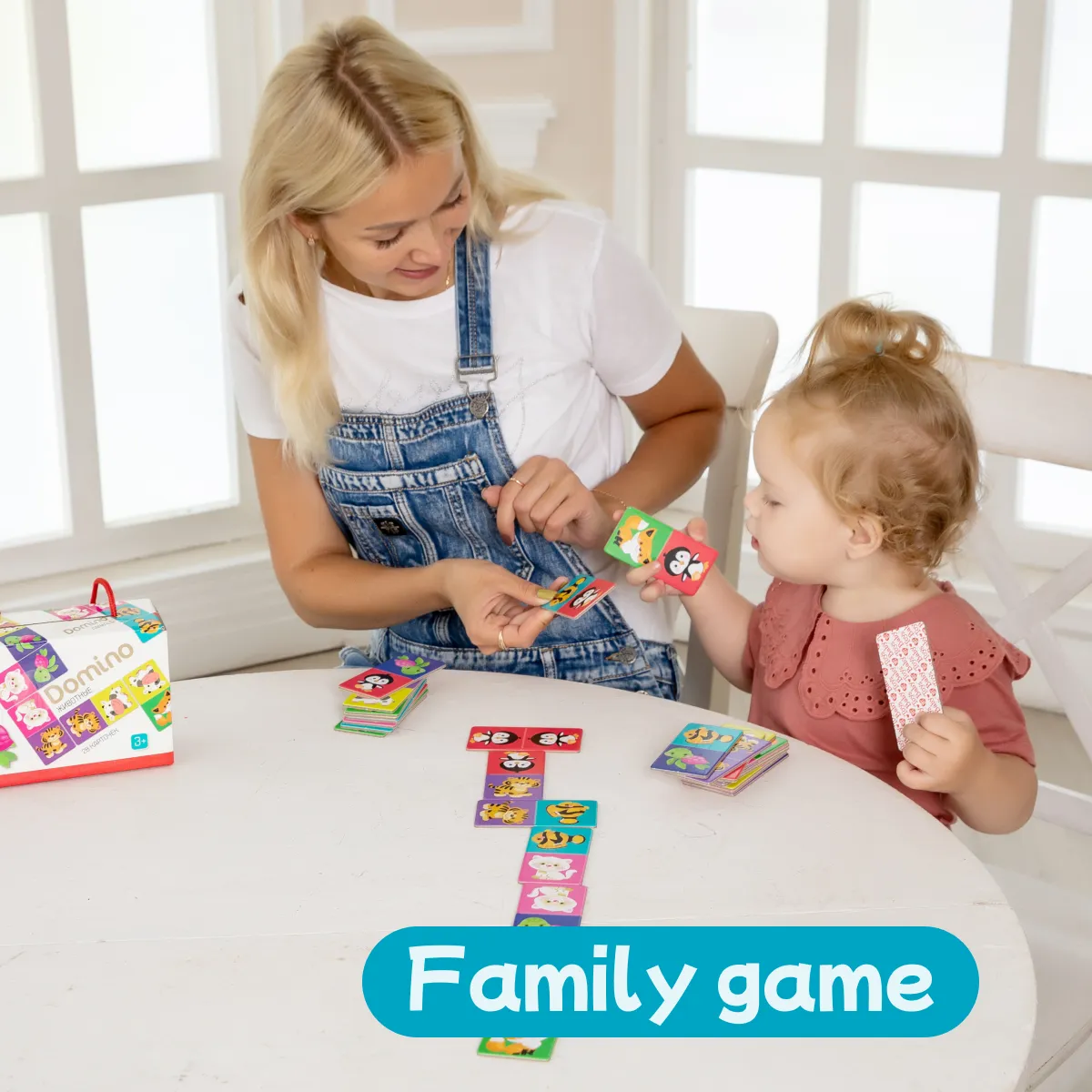 Domino Board Game - Transport - Toddler Game for 3  years