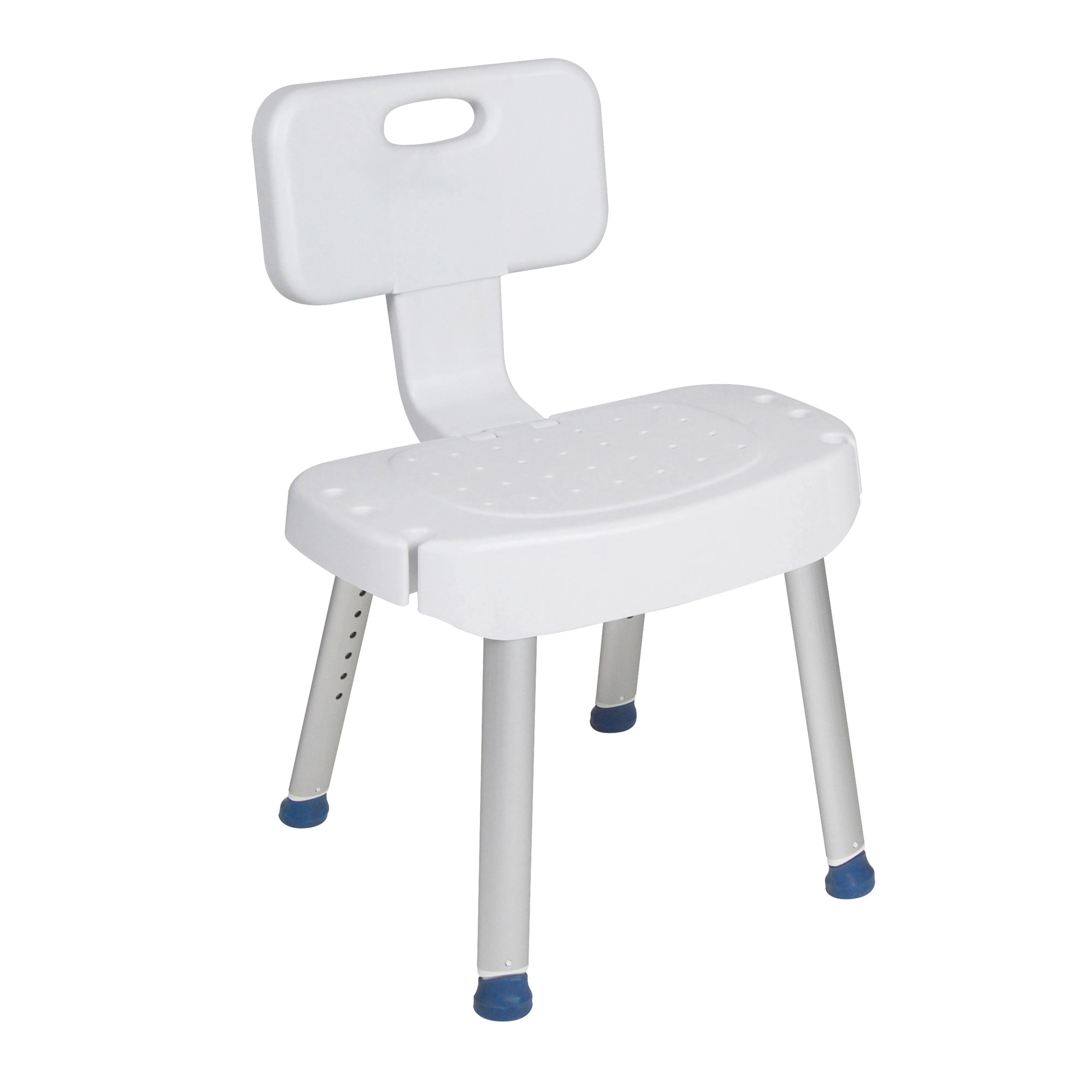 Drive Medical Bathroom Safety Shower Chair with Folding Back