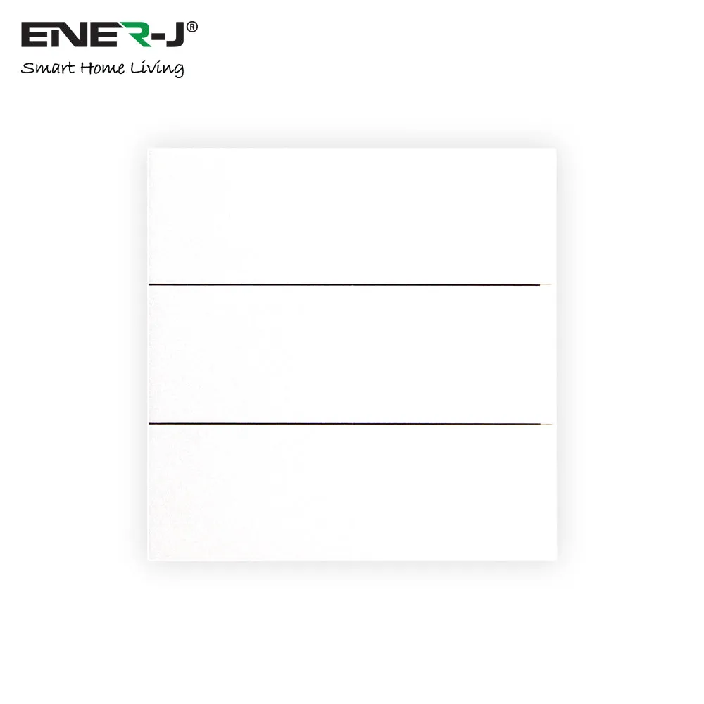 ENER-J 6 Gang Wireless Kinetic Switch, On/Off Wall Switch   6 Circuit RF WIFI Receiver Max Load 16Ax2   10Ax4, 6 Circuits