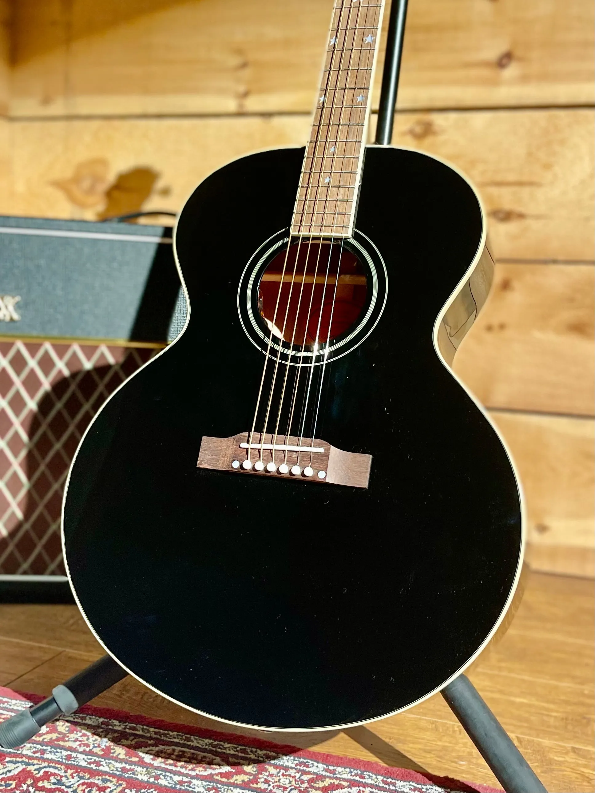 Epiphone J-180 LS, Ebony