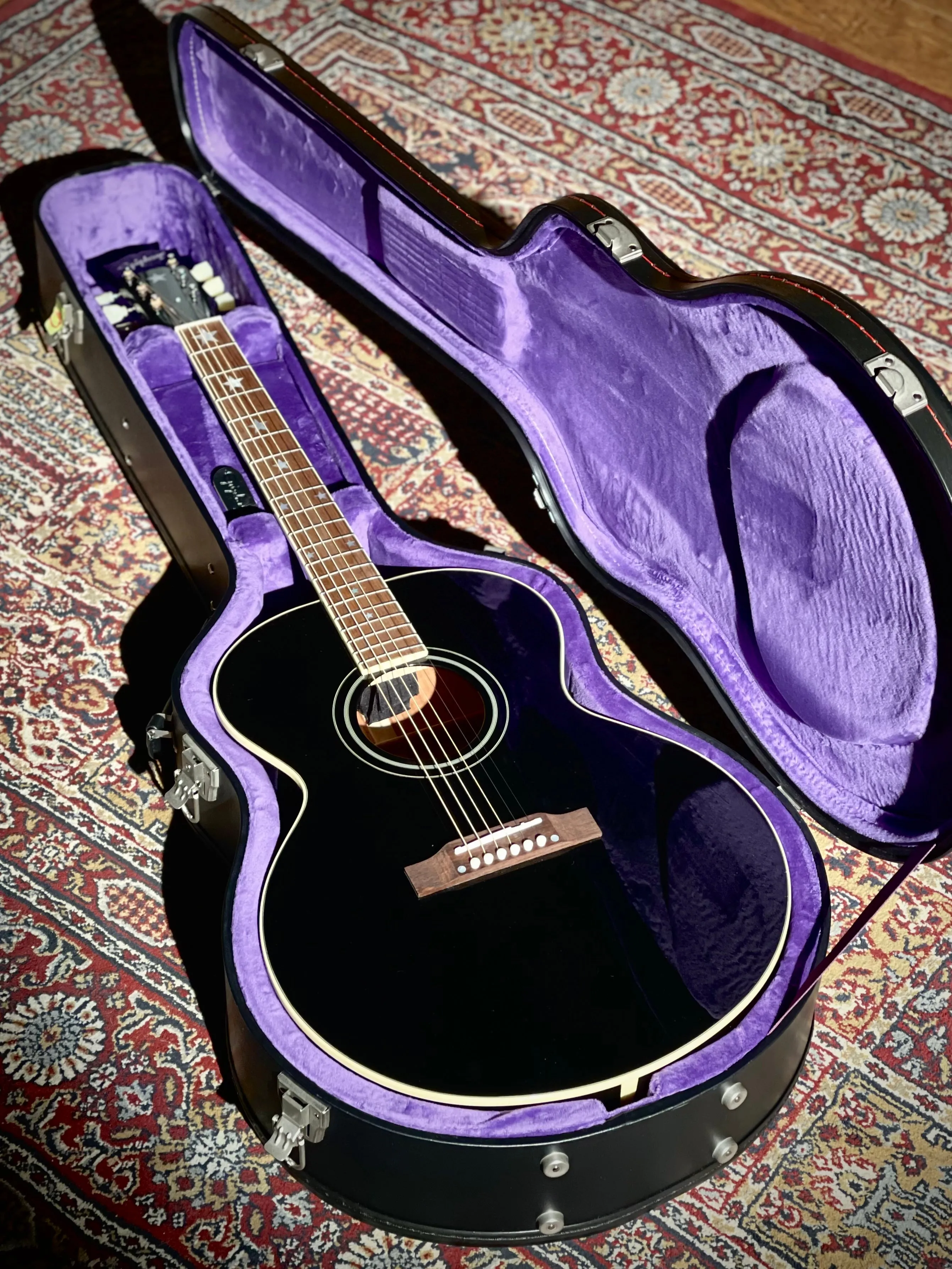 Epiphone J-180 LS, Ebony