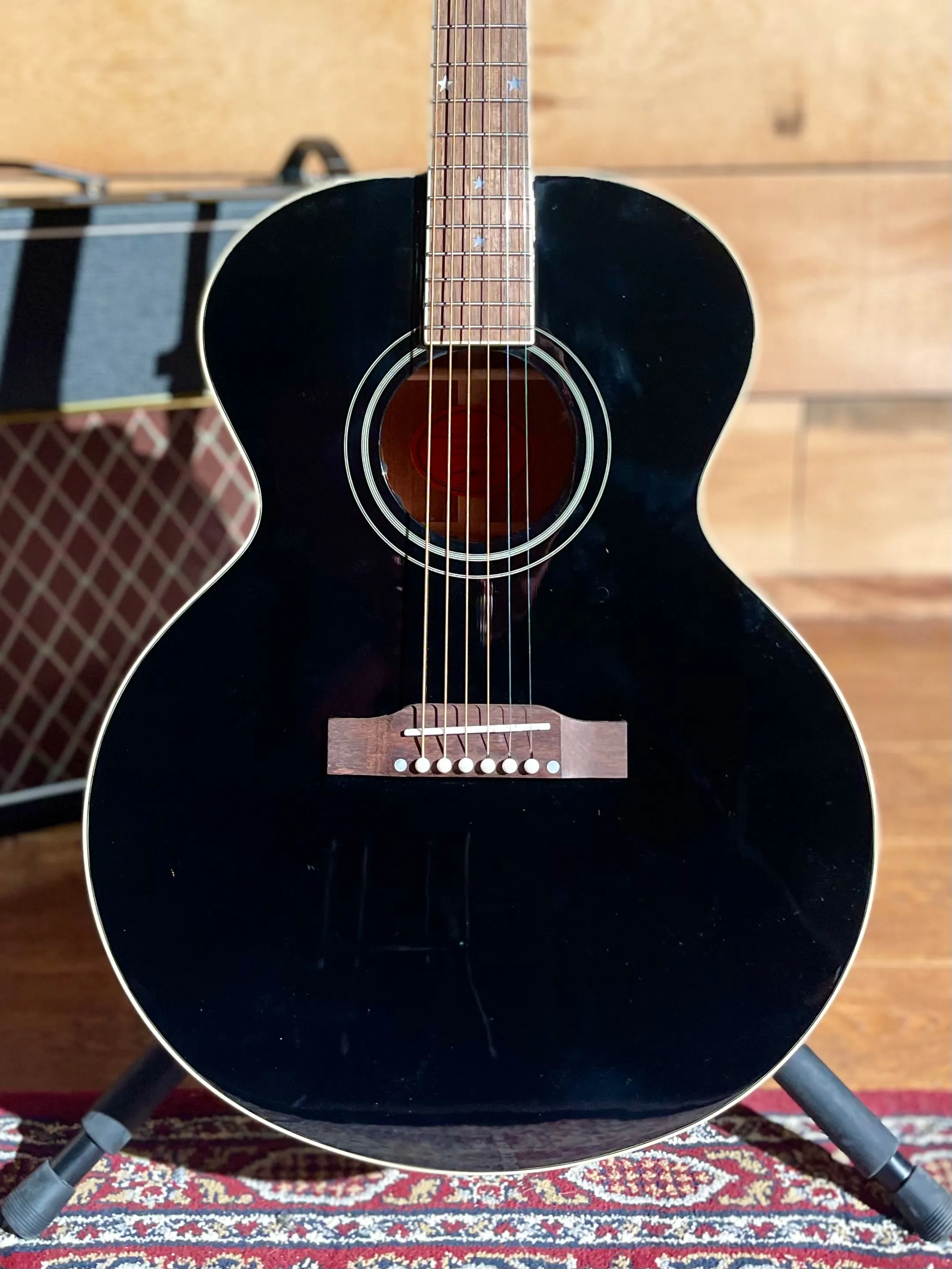 Epiphone J-180 LS, Ebony