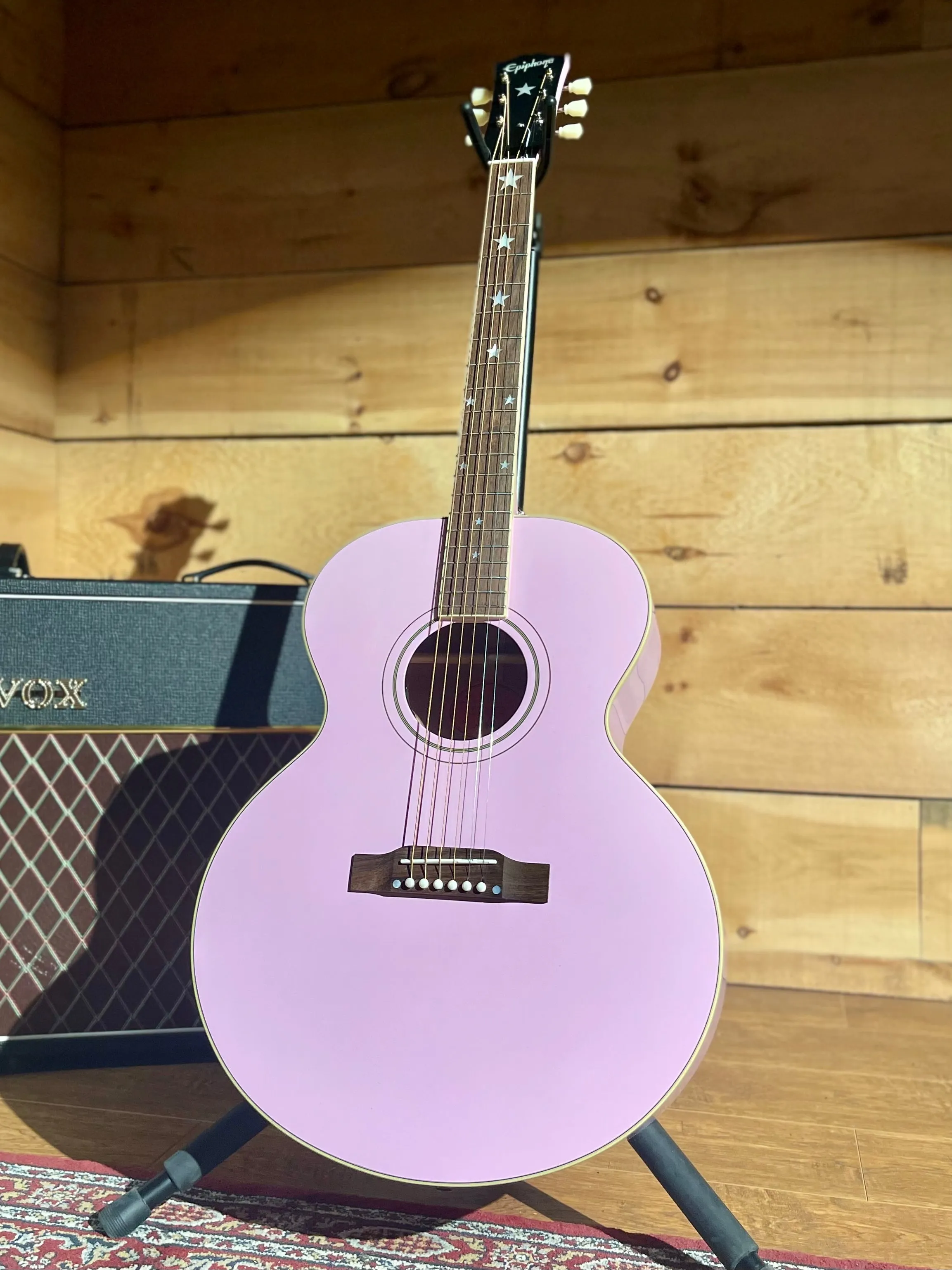 Epiphone J-180 LS, Pink