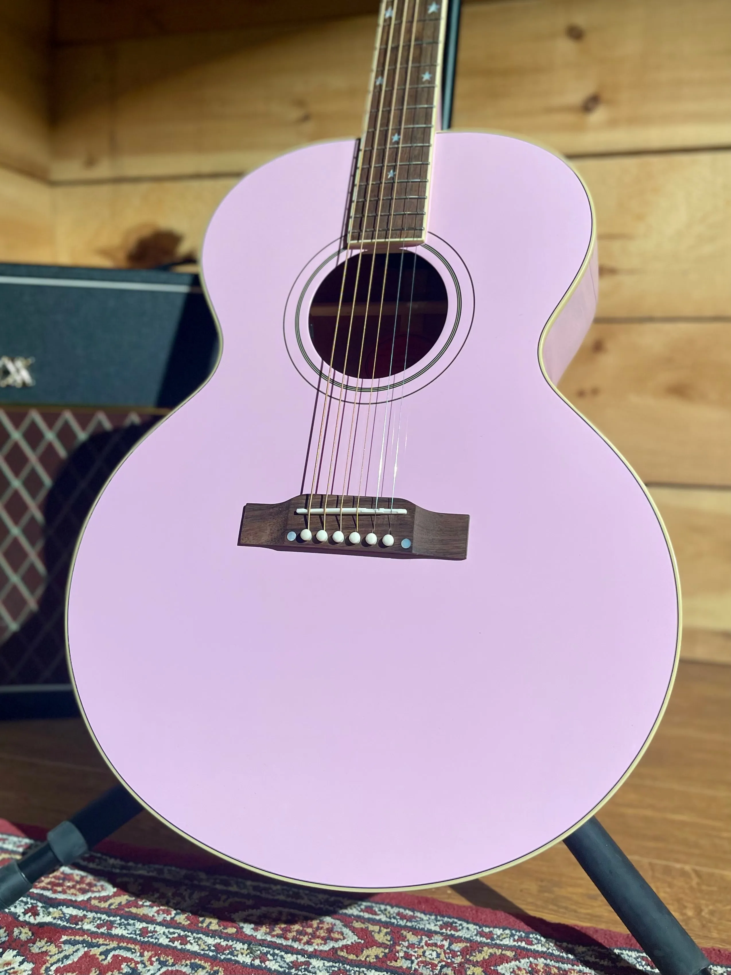 Epiphone J-180 LS, Pink