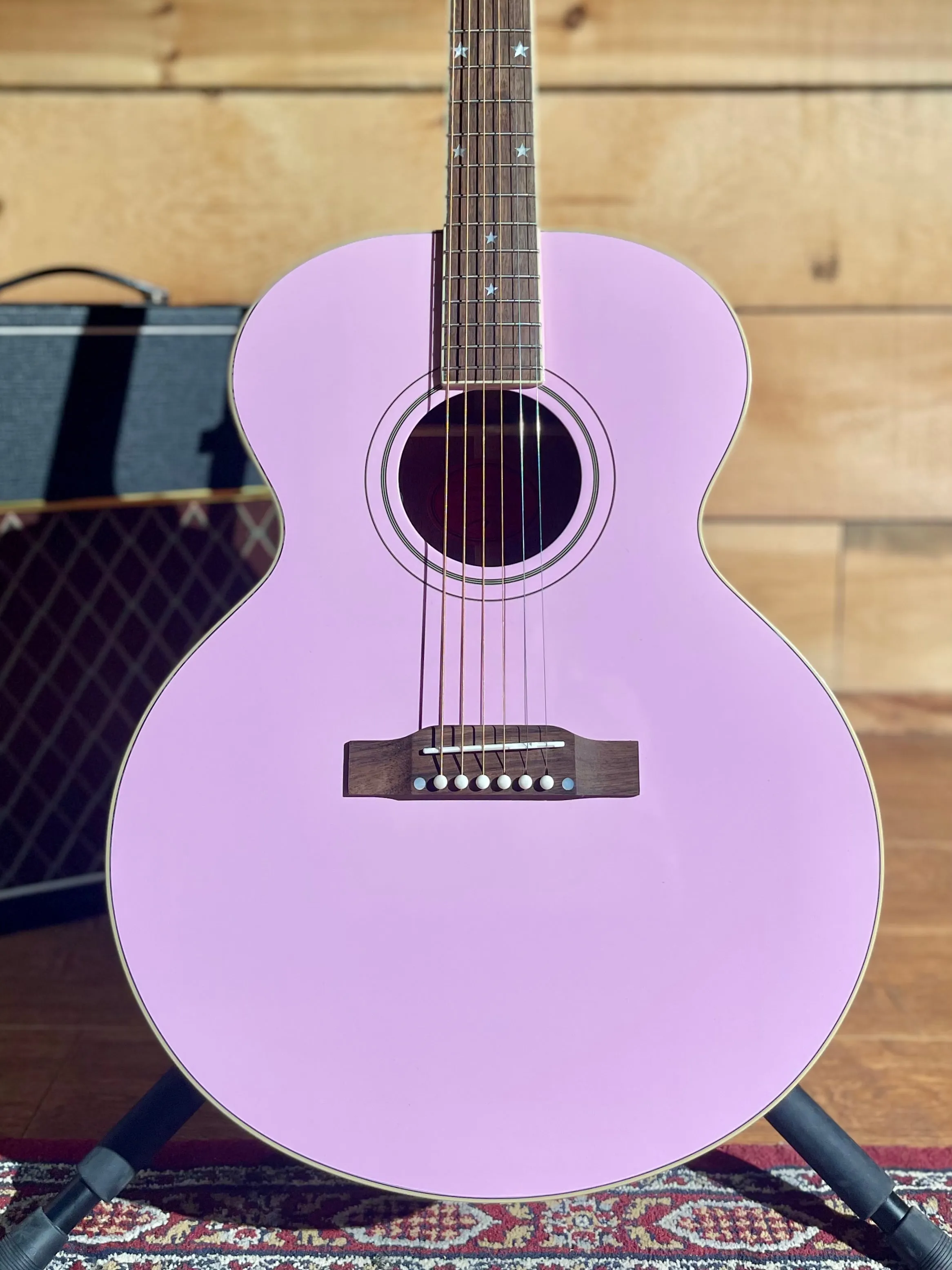 Epiphone J-180 LS, Pink