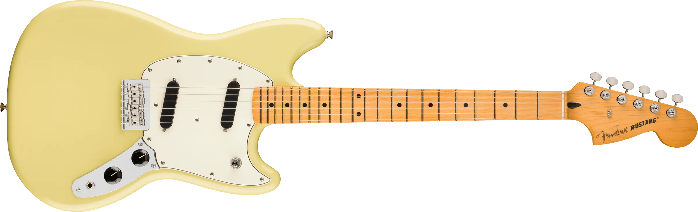 Fender Player II Mustang Maple FB, Hialeah Yellow