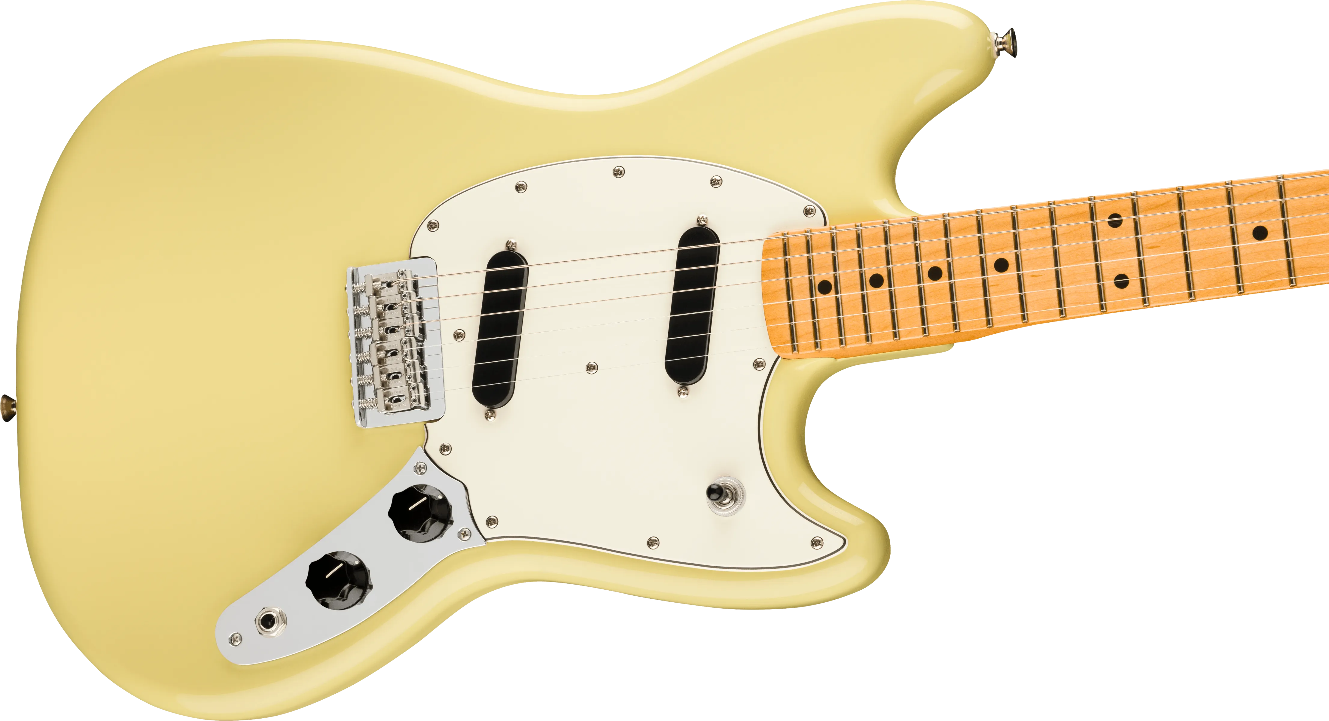 Fender Player II Mustang Maple FB, Hialeah Yellow