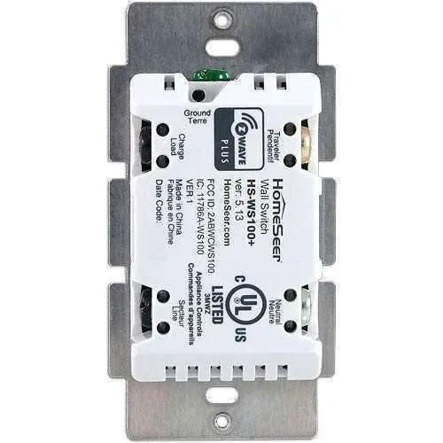 HomeSeer HS-WS200  Z-Wave Plus RGB Wall Switch (CLEARANCE)