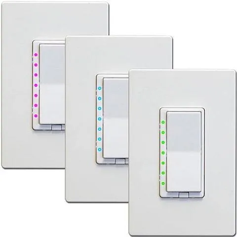 HomeSeer HS-WX300-R2 Z-Wave Plus Scene-Capable RGB Smart Dimmer & Switch