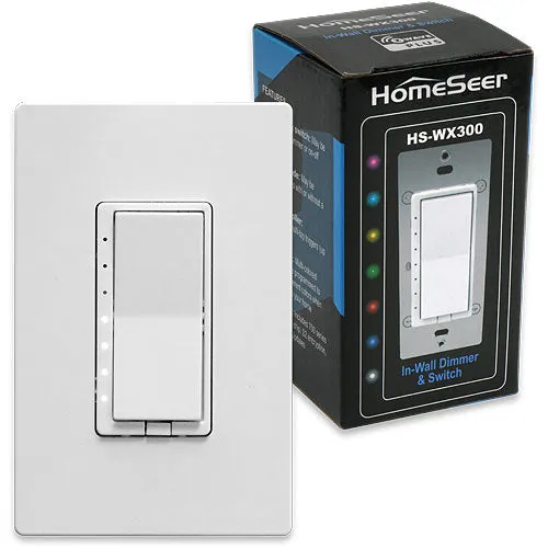 HomeSeer HS-WX300 Z-Wave Plus Smart Dimmer & Switch (CLEARANCE)