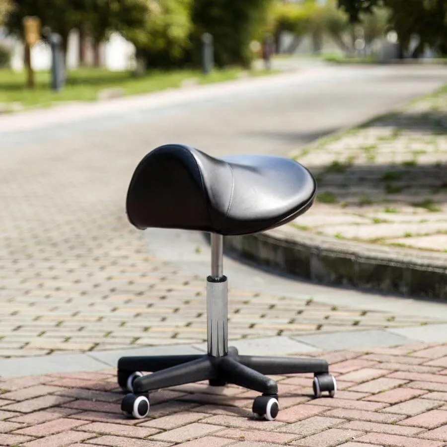 Hydraulic Ergonomic Swivel Saddle Stool or Chair