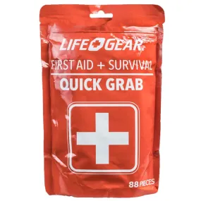 Life Gear 88pc Quick First Aid / Survival Kit