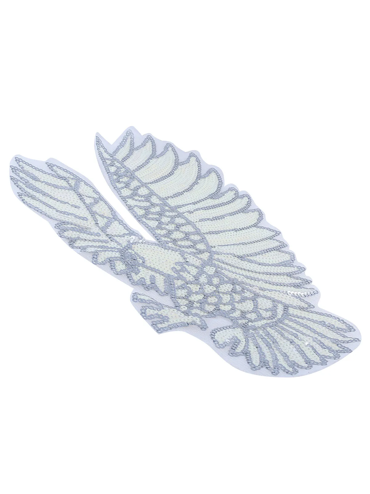 Marvelous Iridescent Eagle Bird Sequins Patch