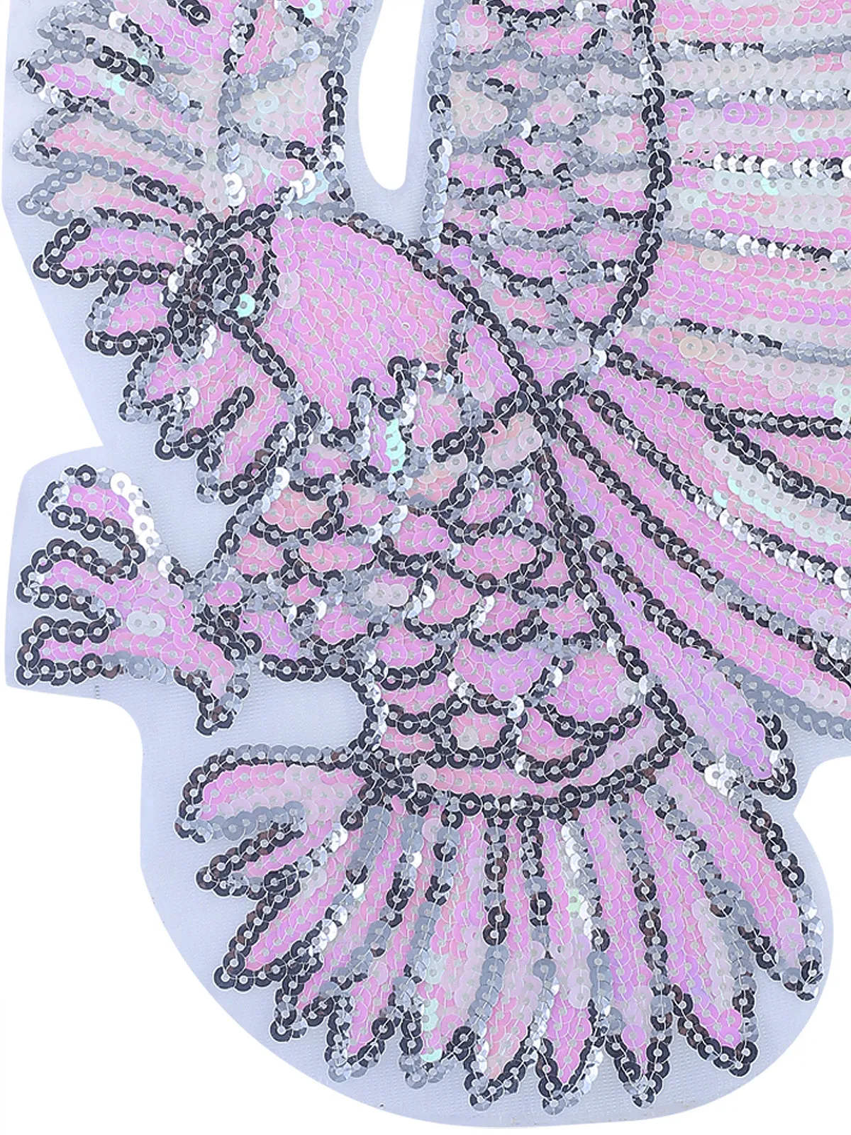 Marvelous Iridescent Eagle Bird Sequins Patch