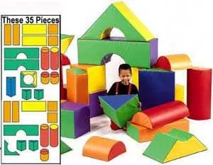 Module Block Sets -Set A and B 35 Pieces