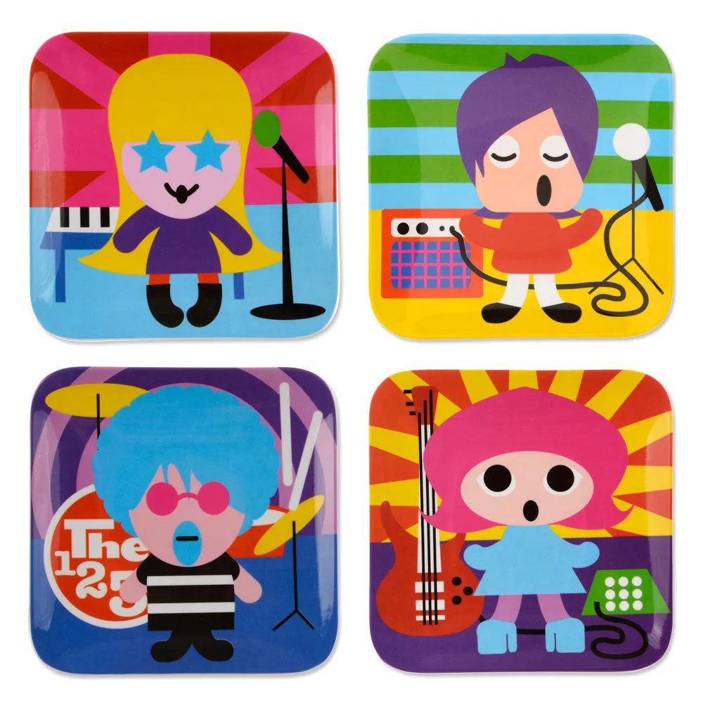 Rock Stars Kids Plate Set