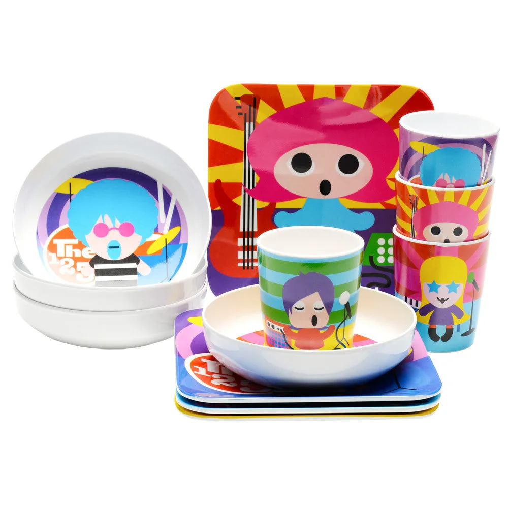 Rock Stars Kids Plate Set