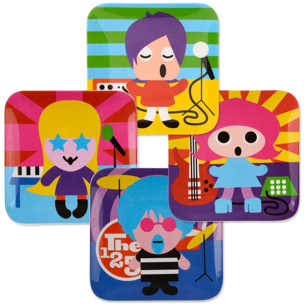 Rock Stars Kids Plate Set