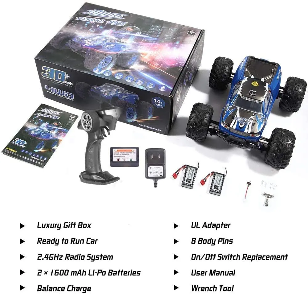 S920  1/10 Scale 4WD 2.4GHz Race RC Truck