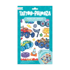 Tattoo Palooza Temporary Tattoos: Monster Truck