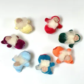 Waldorf rainbow pocket gnome set of 7