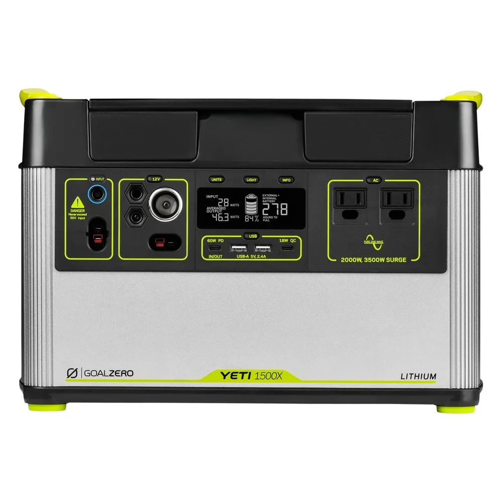 Yeti 1500X   (2) Nomad 200 Solar Generator